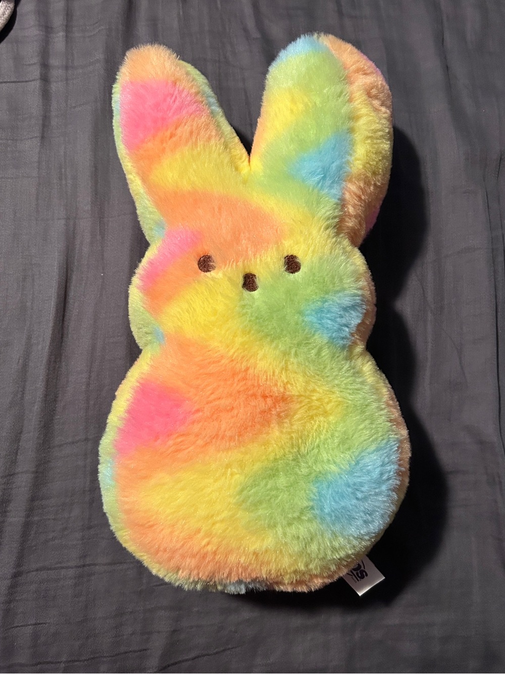 Peeps Plush Rainbow Bunny Stuffed Animal - Multicolor